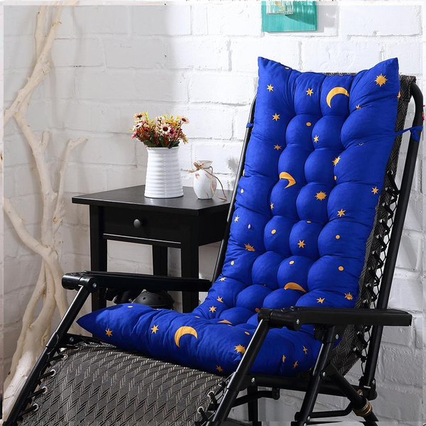 Seat Cushion Thicken Double Side Folding Moon Stars Print Recliner Rocking  Chair Sofa Soft Back Cushions Pillow For Chair Recliner Cushion Recliner  Soft Back Cushion