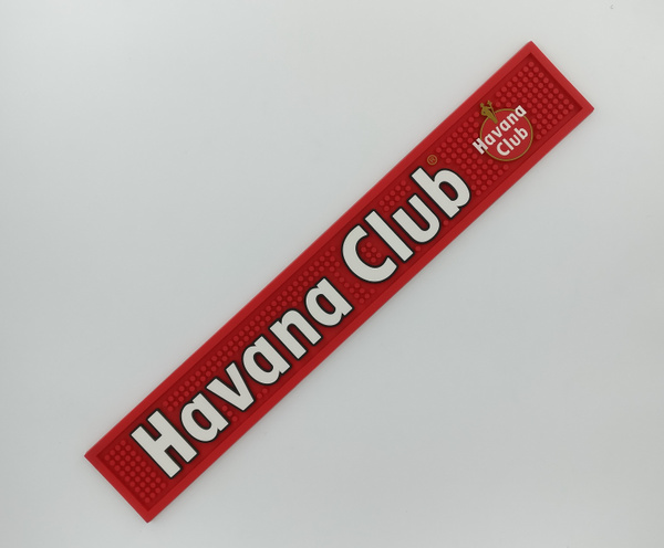 New Red Havana Club Rubber Beer mat drink mat bar mat spill mat bar runner pad 