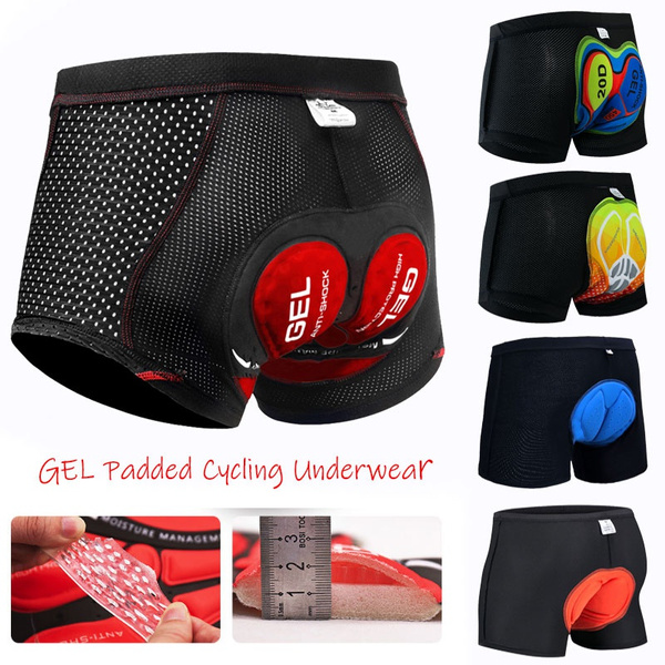 X-Tiger 2020 Upgrade Cycling Shorts Cycling Underwear Pro 5D Gel Pad Shockproof 