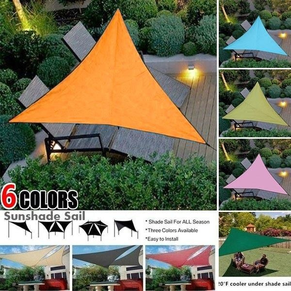 Sizes Triangles UV Sun Shade Sail 