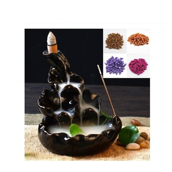 Ceramic Home Decoration Incense Sticks or Cones Burner Porcelain Incense  Holder