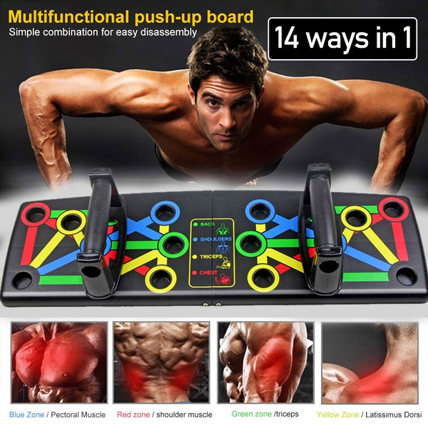 evergremmi Multi-Position Push-up Board Push-Up Rack Board System Fitness Train Gym Esercizio Stand Home Fitness Attrezzature Power Trainer 