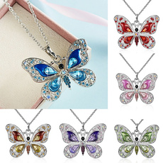 butterfly, DIAMOND, Jewelry, Vintage