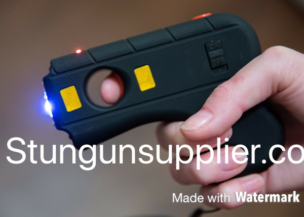Defender Stun Gun Tactical High Powered LED Light W/ Safety Switch