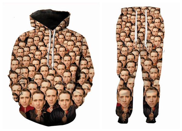 Nicolas cage best sale face hoodie