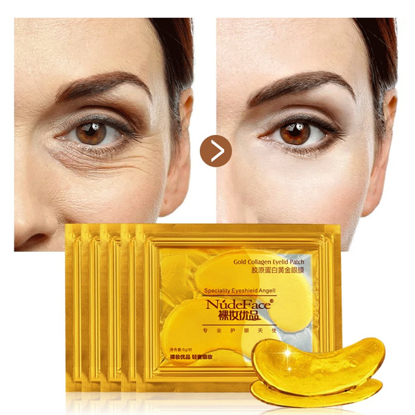 10pcs Gold Kristallkollagenaugenmaske Heiße Verkaufs-Augenklappen Neu 10pcs Gold Kristallkollagenaugenmaske Heiße Verkaufs-Augenklappen Neu