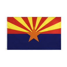 Brass, Polyester, Arizona, stateflag