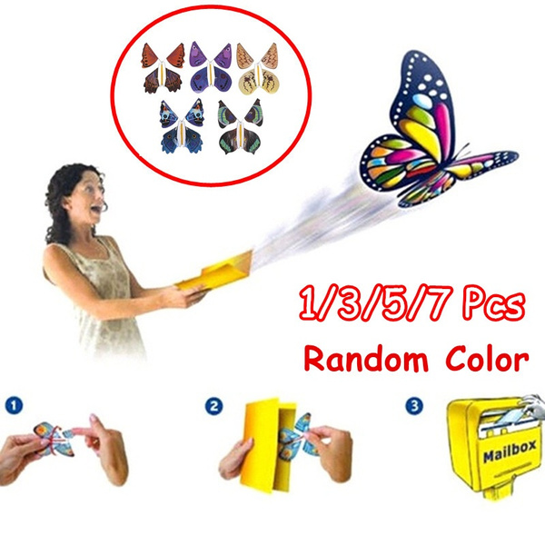Flying Butterfly Magic Card Tricks Works With All Greeting Cards 