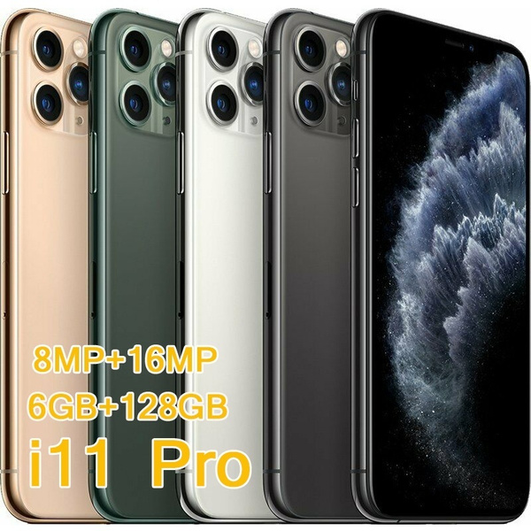 New I11 Pro 6.3 Inch 6GB+128GB Large memory Android Smartphone With  8MP+16MP HD Camera