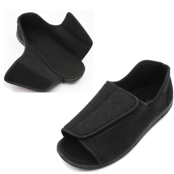 Pantofole da uomo per diabetici extra larghe in memory foam