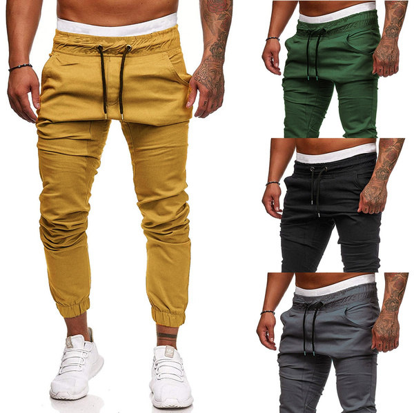 Men's Slim Fit Stretch Cargo Jogger Pants