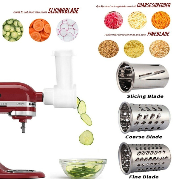 Electric Food Shredder For Kitchen Stand Mixer Cook Food Attachment Prep Slicer  Shredder Attachment