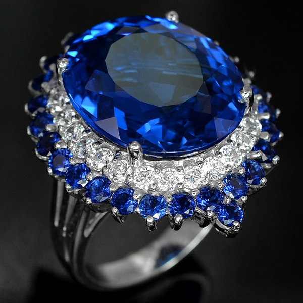 Lapis ethnic sterling silver handmade artisan gemstone ring at ₹6450 |  Azilaa