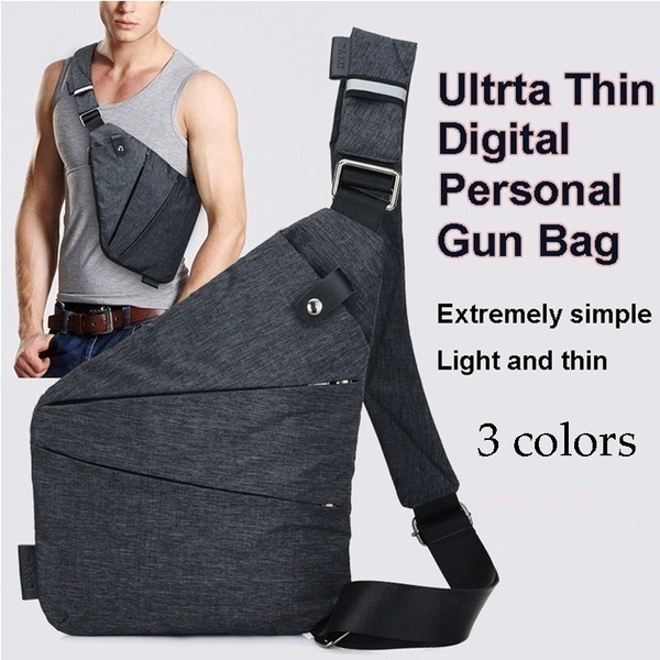 Bolso casual de lona para hombre creativo Bolso a prueba de robo Bolso de  pistola personal [\u003c104 duhdwlyjfbni\u003e] | Wish