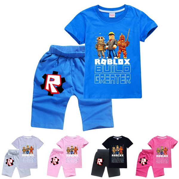 Cool Game Roblox Casual Round Neck T Shirt And Shorts Pants Cotton Cozy Loose Tee Shirt Tops Shorts Sweatpants Fashion Outfit Wish - t shirt ropa en roblox