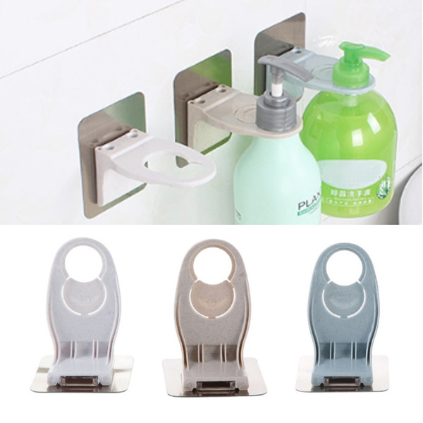 Hanging Wall Free Punching Shower Gel Bottle Rack Home 1PC Strong Bathroom YW 