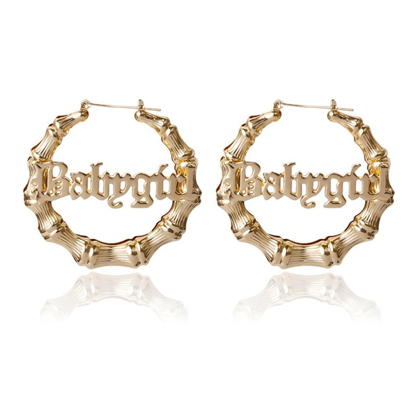 Hip hop sales hoop earrings