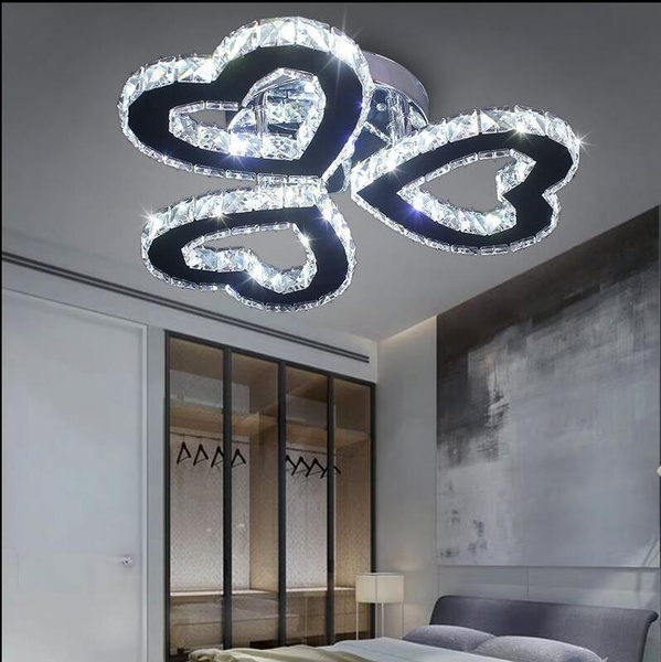 led heart ceiling light