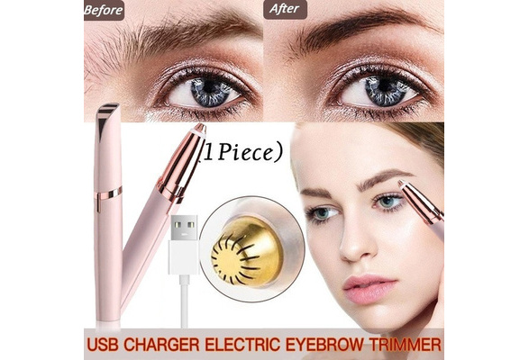 eyebrow trimmer with charger