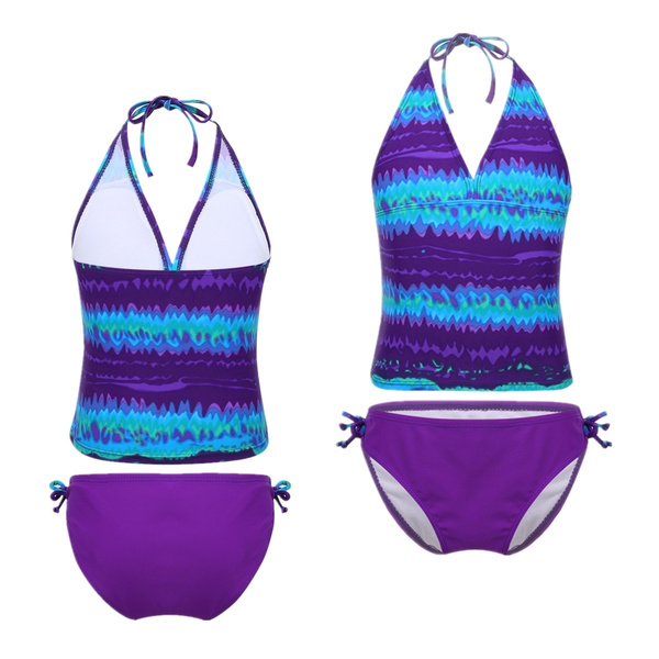 purple tankinis swimwear