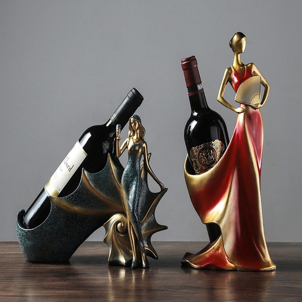 New Creative Wine rack Bottle holder  Home Furnishing articles Romantic Display