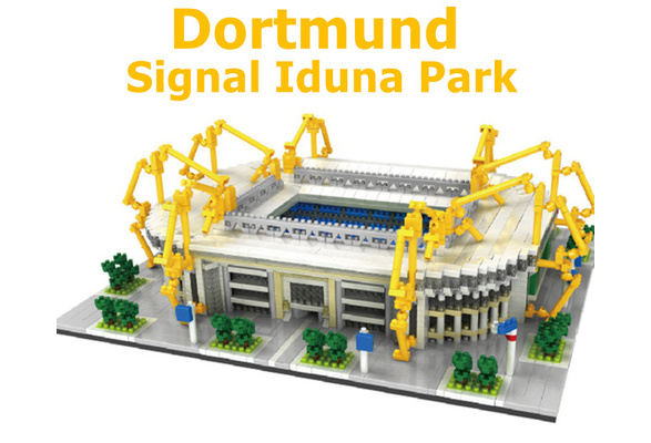 & Konstruktionsspielzeug-Sets Signal Iduna Park Gebäude IN BOX Geschenk Bau 