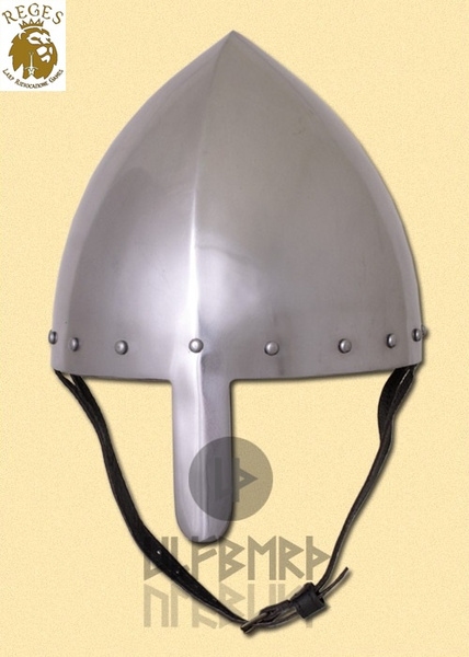 Casque Normand Médiéval En Acier Doux Pour Reconstitution Et LARP – Fait Main