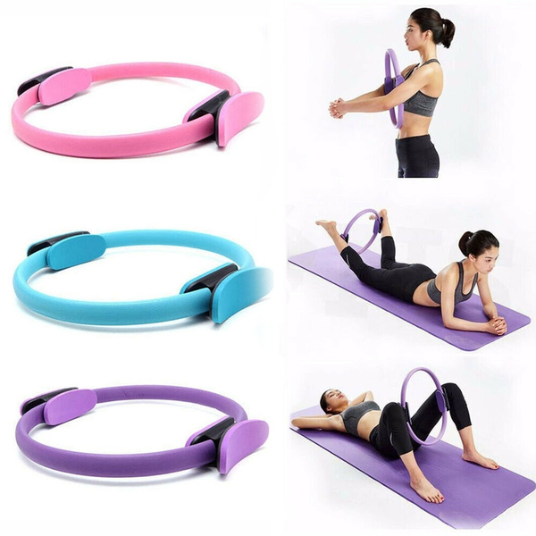 Dual Grip Pilates Ring Body Sport Fitness Magic Circle Yoga Kit Weight Exercise 