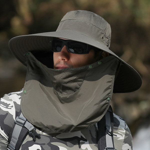 Men's sun protection fishing sun hat men's summer outdoor climbing