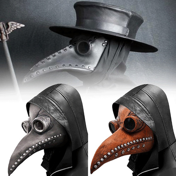 2020 Halloween Plague Doctor Cosplay Steampunk Mask Hat Pest Rollespil Outfi Wish