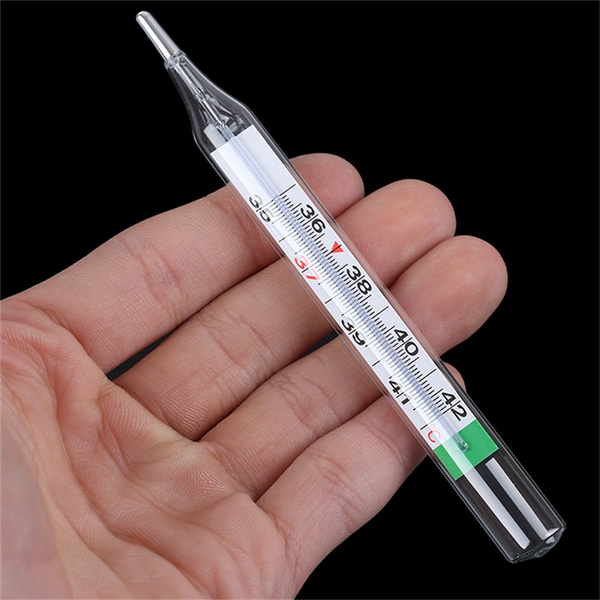 Dual Scale Geratherm Classic Traditional Clinical Glass Mercury Free Thermometer Wish