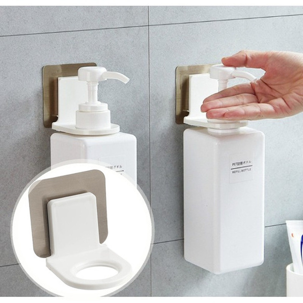 Bathroom Shower Wall Mount Shampoo Storage Holder With Suction Cup