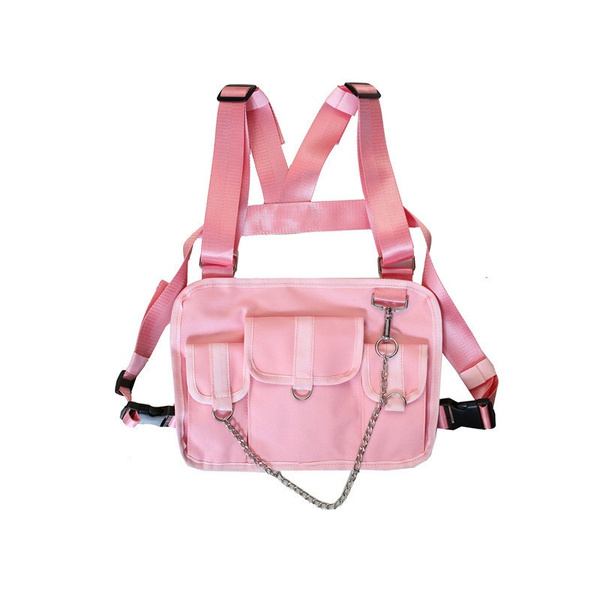 Pink on sale chest bag