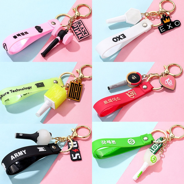 logo kaskade albue Kpop Bangtan Boys TWICE GOT7 BLACKPINK EXO NCT127 Lightstick Keychain  Fashion Keyring Pendant Accessories | Wish