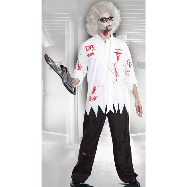Glow Vacant To take care Bloody Zombie Doctor Costume Vampire Devil Costume Halloween Costumes for  Men | Wish