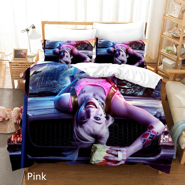 3d Harley Quinn Printed Duvet Cover, Harley Quinn Twin Bed Sheets