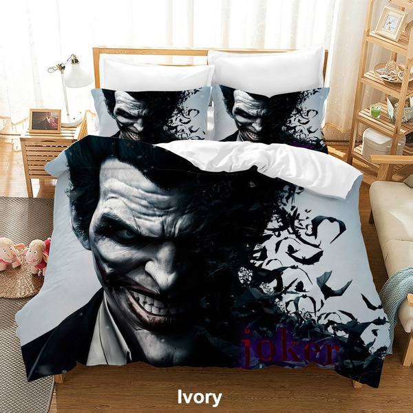 11 Style Joker Bedding Set Duvet Cover With Pillow Clown Pattern Single Double Twin Full Queen King Size Bed For Bedroom Decor Wish 11 Style Joker Bedding Set Duvet Cover, Batman Joker Bedding
