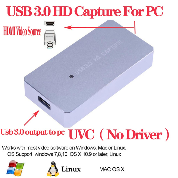 Ezcap 287p Hd Video Capture Card Hdmi Video Source To Pc By Usb 3 0 1080p 60fps Video Recorder Box For Ps4 Ps3 Xbox One Wish