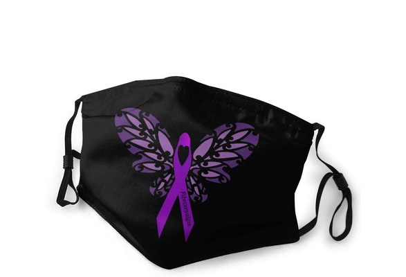 Alive Inc Fibromyalgia Awaren Butterfly Adult & Kids Reusable Dust Cover with Filter Breathable Safety Dust Face Cover