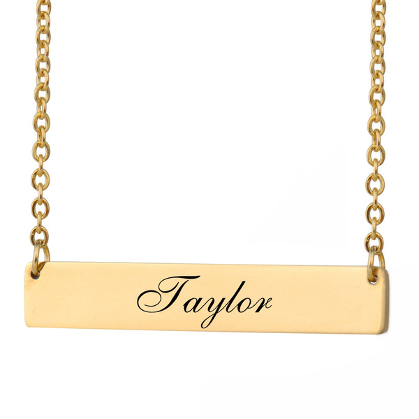 name necklace taylor