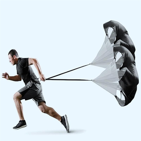 Speed Resistance Training Run Chute Soccer Football Training Parachute Umbrella 
