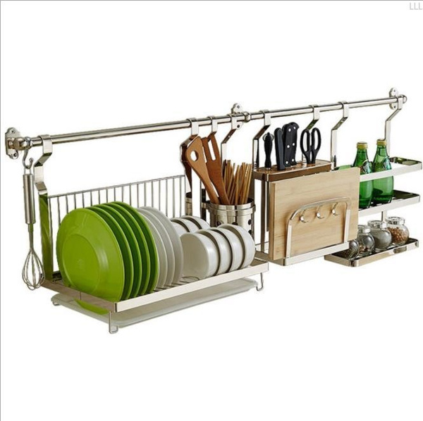 2020 NEW Kitchen Storage Shelf Wall Hanging Organizer Rack for