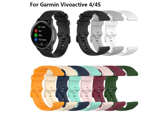 Silicone Band For Garmin Vivoactive 4 4S Watchband Smart Watch