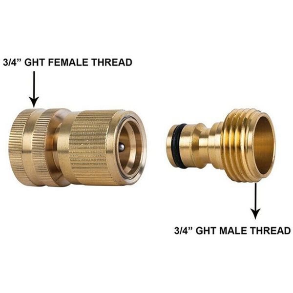 Garden Hose Quick Connect Solid Brass Connector Fitting Wish - Garden Hose Quick Connectors Solid Brass Garden Hose Quick Connect Solid Brass Connector Fitting Wish - Garden Hose Quick Connectors Solid Brass