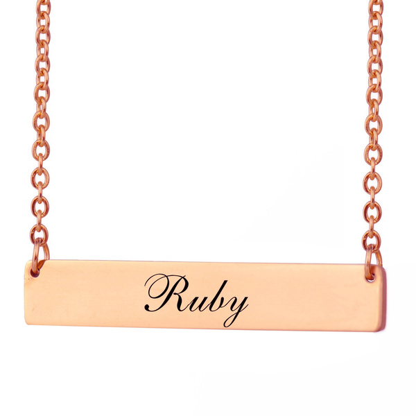 Necklace Nameplate Pendant Jewewlry 