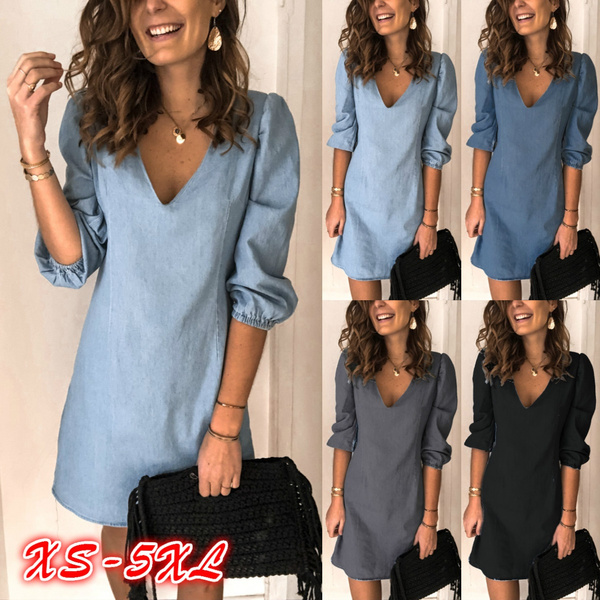 Casual clearance jean dresses