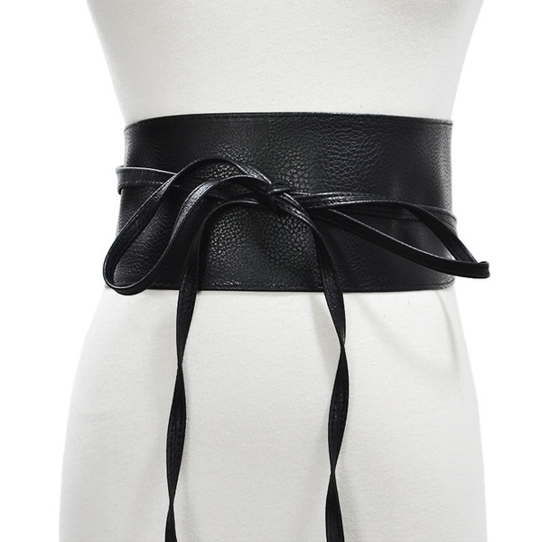 Black Corset Belt, Wide Waist Belts for dresses