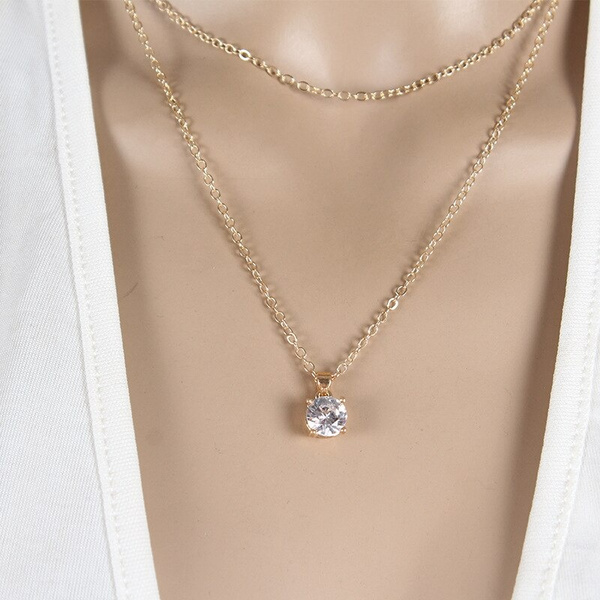 Creative New Crystal Pendant Double 