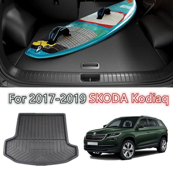 Car Rear Trunk Boot Liner Cargo Mat Floor Carpet For SKODA Kodiaq