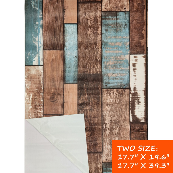 17.7''x19.6'' / 17.7''x39.3'' Vinyl SelfAdhesive Removable Distressed